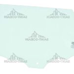 LH REAR DOOR GLASS GREEN (1 HOLE) SEKURIT